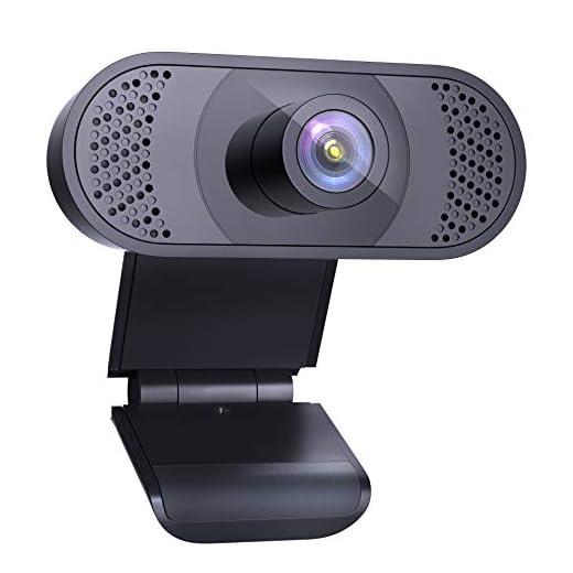 Wansview Webcam PC 1080P con Micrófono, Webcam Portátil para PC, Webcam USB 2.0, Streaming Cámara Reducción de Ruido para Videollamadas, Grabación, Conferencias con Clip Giratorio, 102