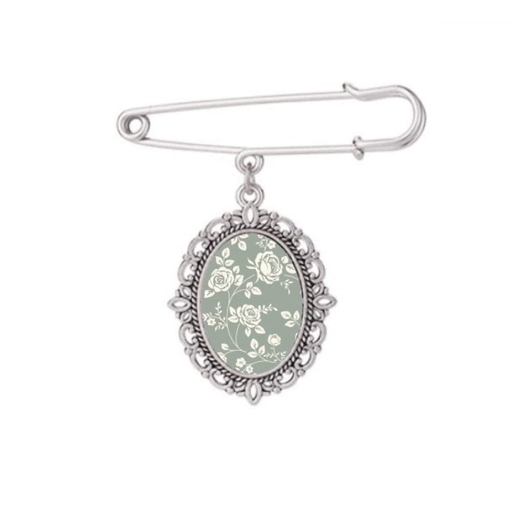 Broche en forme de rose pour ajuster un décolleté de robe ou un châle