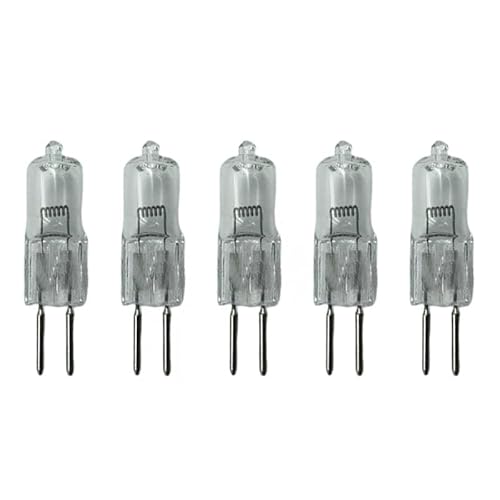 UGEFKMQ Lampe Halogene G5.3 Ampoule Halogène G5.3, 20W 24V 35W, Variable, Lampe À Capsule G5.3, Blanc Chaud,35W,10 Pièces