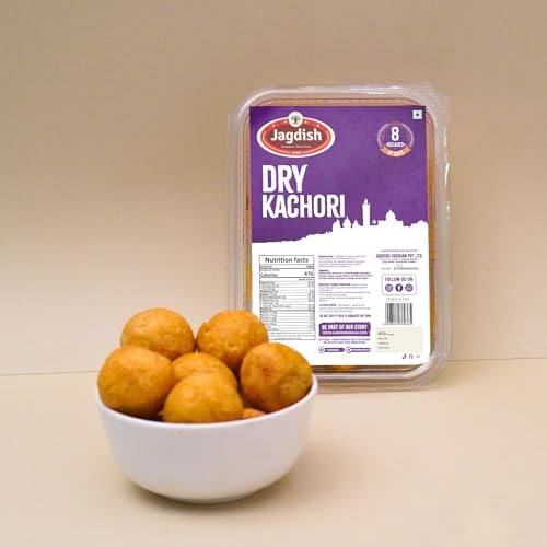 Jagdish Farshan Dry Kachori Namkeen � (Pack of 2) Each 250g | Party Snacks | Ready to eat | Indian snacks