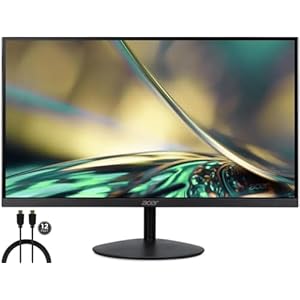 acer SA242Y 23.8″ Full HD IPS Monitor, 75Hz Refresh Rate, ZeroFrame Design, AMD FreeSync, EyeCare Technology, Tilt Adjustable, with HDMI Cable – Sleek and Stylish for Home and Office
