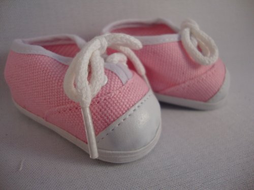 Pair Of Pink Tennis Shoes For The 18 Inch Doll #TOP4