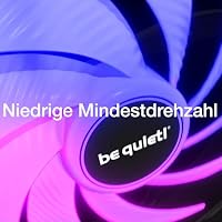 be quiet! Light Wings LX 140mm PWM high-speed Lüfter, Beleuchteter Hub und mattierte Lüfterblätter, vielzählige Farben und Effekte, ARGB-Kabel mit Möglichkeit zur Reihenschaltung – Ansicht 3