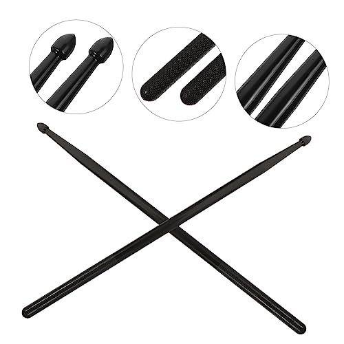 Set de 3 pares de baquetas de nylon negras miniatura 3