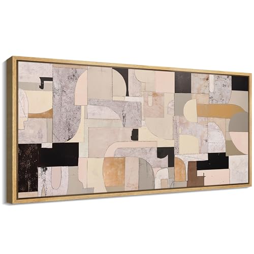 MUDECOR Extra Large Framed Canvas Print Wall Art Abstract Architectural