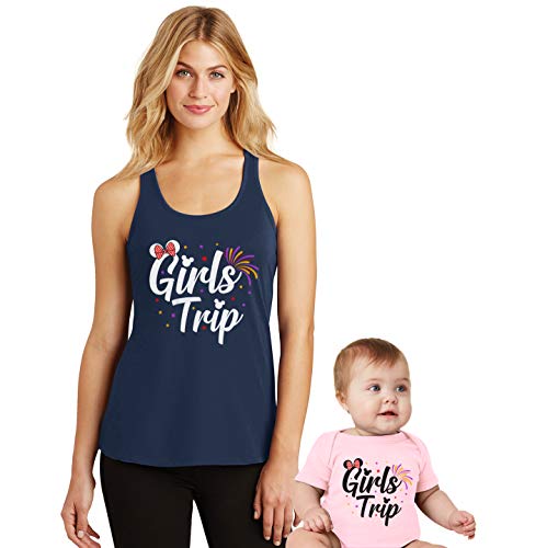 NACRE APPAREL Girls Trip Shirts Mom and Daughter Vacation Tees Matching Mommy and Me Outfits4