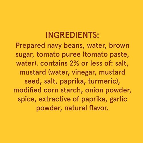 Image of BUSH'S BEST 8.3 oz Canned Vegetarian Baked Beans, Source of Plant Based Protein and Fiber, Low Fat, Gluten Free, (Pack of 12)