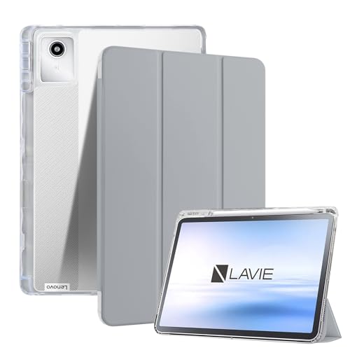 CiimWaa For NEC LAVIE Tab T11 T1165/KAS/T11d �p �P�[�X �y���z���_�[�t�� (�O���[) | �J�o�[ NEC LAVIE Tab T11 T1155/HAS (TAB11/F01) �p �^�u���b�g�P�[�X �X�^���h�@
