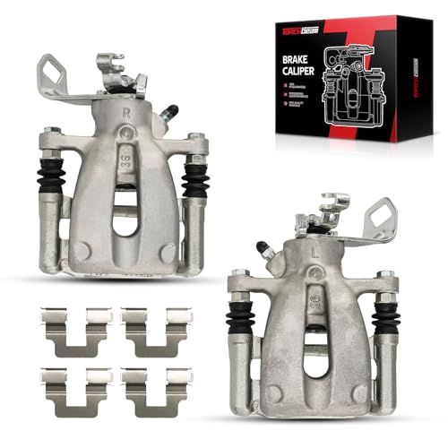 Image of Torchbeam Rear Brake Caliper Left&Right w /Bracket Fit for Cooper | 19-B3318+19-B3319