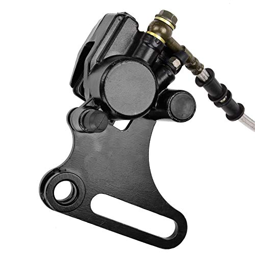 Hiaors Rear Brake Assembly Master Hydraulic Cylinder Caliper With Replaced Disc Brake Pad Coolster 15Mm Wheel Axle For Ssr 125Cc 110Cc Dirt Bike Pit Bike Klx Bbr Crf Ttr Sdg 107 110 125 50Cc 70Cc Part #TOP5