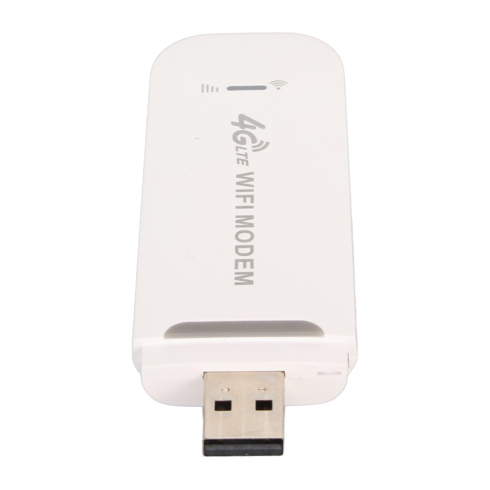 Modem USB WiFi 4G LTE, Duża prędkość 150 Mb/s, Obsługa 10 urządzeń, Gniazdo Karty SIM, Funkcja Plug and Play, Odpowiednie do Biura, Podróży i Domu (WHITE)
