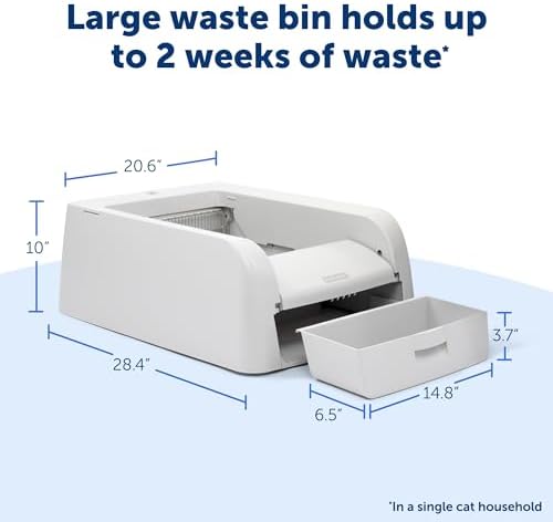 PetSafe ScoopFree Clumping Self-Cleaning Litter Box — texture and fabric close-up