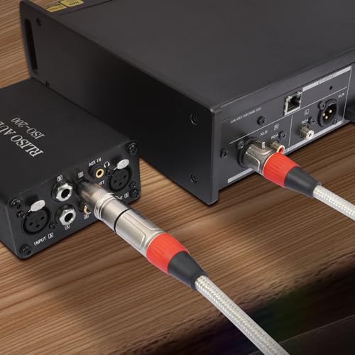 Adaptador RCA Macho a XLR Hembra 3 pines pack x2 miniatura 4