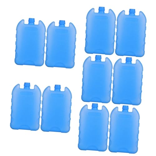 HIAKDOFT 5 Series Caja De Cristal De Hielo Cubos Reutilizables Bandejas De Hielo Refrigeradores Bloques De Congelador Cajas De Hielo Reutilizables Educación Física Azul 2 Piezas X 5