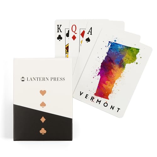 Lantern Press Vermont naipes póker 52 cartas