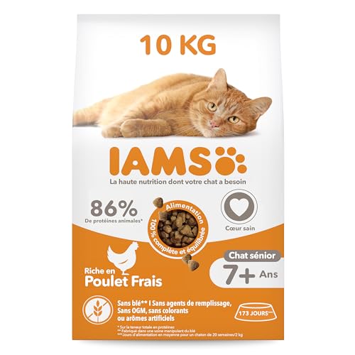 IAMS Croquettes pour Chat Sénior 1.5 kg
