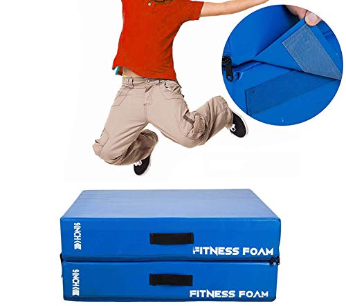 BotaBay 6Inch Barbell Crash Cushion Pads, Weightlifting Protector Falling Pads,Cushioned Foam Mat for Olympic Weightlifting One Pair