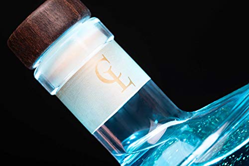 Gin Premium Geschenk für Männer & Frauen - Paket 2 Flaschen Mit 23K Blattgold - Premium & Violet - Mediterran Botanicals… – Bild 3
