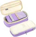 LSXD Estuche para Lápices de Grande Capacidad, Lapiceras Organizadoras Expandible, Lapiceras Escolares Aesthetic para...