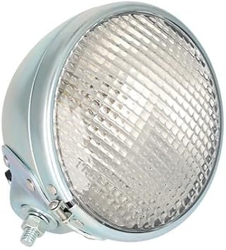 Headlight Assembly - 12V Round White fits Case DC SC 500 400 411 420 500 600 O6330AB 9668AB fits Oliver Super 55 66 77 88 fits Minneapolis Moline UTS R U Z GB RT RTU UB UT 10A3750 fits White 1H7379A