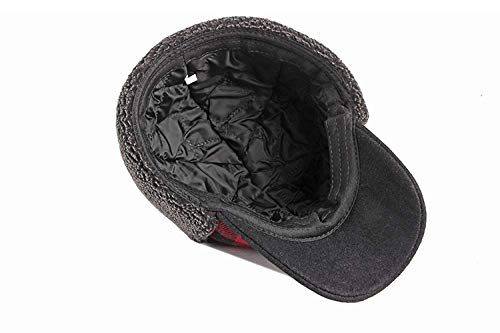 Winter Warm Trapper Trooper Hat Men Women Buffalo Plaid Bomber Baseball Cap With Ear Flaps #TOP5
