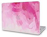KECC Laptop Case for MacBook Air 13 Inch Plastic Case Hard Shell Cover A1466/A1369 (Pink - Water Paint)