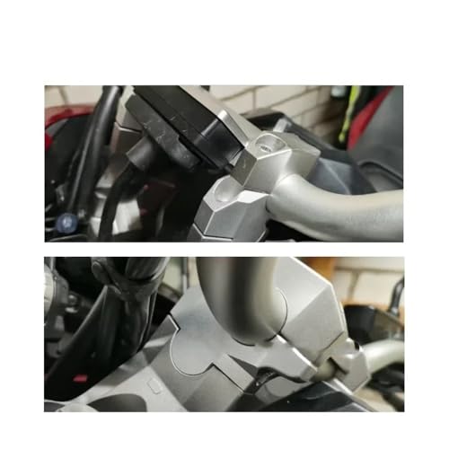 Abrazadera elevadora de manillar de aluminio mecanizado para XADV 750 5