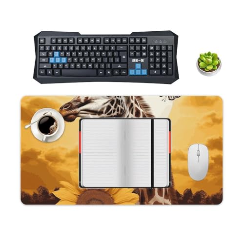 Grand tapis de souris de jeu protégeant le poignet et le bureau - 4