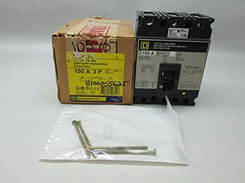 Circuit Breaker Square D Cat# Fal34100 100 Amp 3 Pole By Square D #TOP16