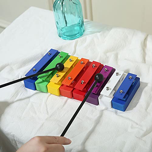 Professional Xylophone, Colorful Glockenspiel Music Percussion Instrument For Toddlers Kids Adults #TOP6
