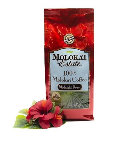 Molokai Estate 100% Moloka'i Coffee - Midnight Roast Whole Bean 1.5 lb miniatura 3