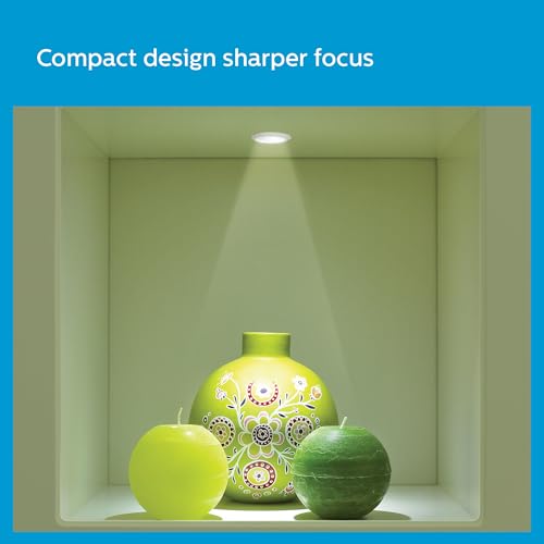 PHILIPS Polycarbonate (Pc) Led Cob Spotlight Astramini Spotlight For Display Premium & Compact Display Light With 1 Inch Cutout Warm White, Pack Of 1, 1 Watt, b22d 3 41ZdEhWRUmL
