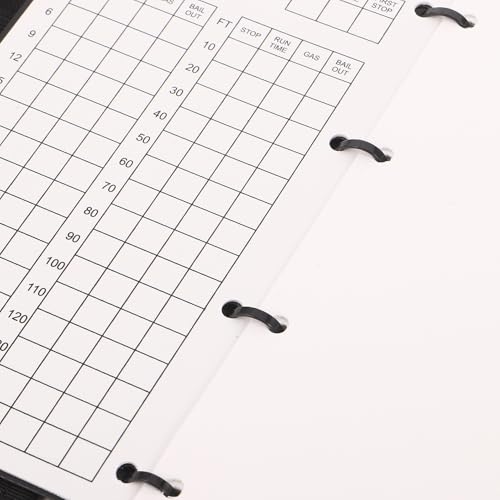 Bloc-notes plongée étanche 8x5 cm pour carnet de note sous-marin apnée