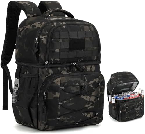 Mochila Nevera Táctica 20L Mochila Termica Pequeña con doble comp...