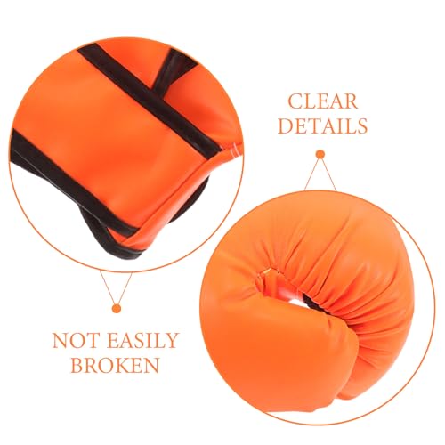 Gants de boxe orange pour enfant évitant les blessures de kickboxing