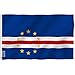ANLEY Fly Breeze 3x5 Feet Cape Verde Flag - Vivid Color and Fade proof - Canvas Header and Double Stitched - the Republic of Cape Verde Flags Polyester with Brass Grommets 3 X 5 Ft