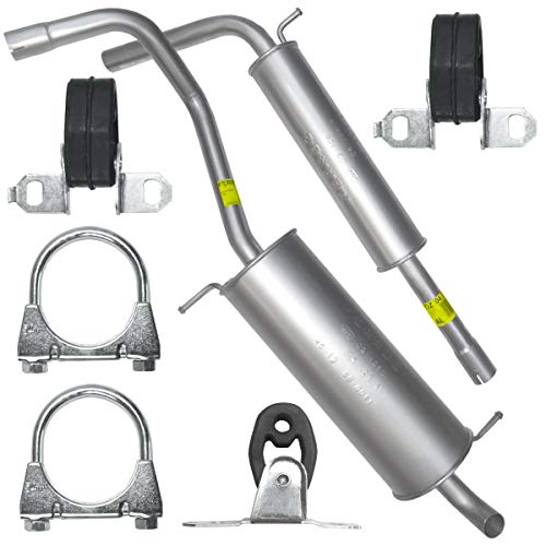 Ferroz Adamot Schalldämpferset Auspuffanlage Auspuff für Ibiza 3 III 6L Fabia 1 I 6Y 1.0i 1.4 16V 1.4i 1.4i 16V Polo 4 IV 9N