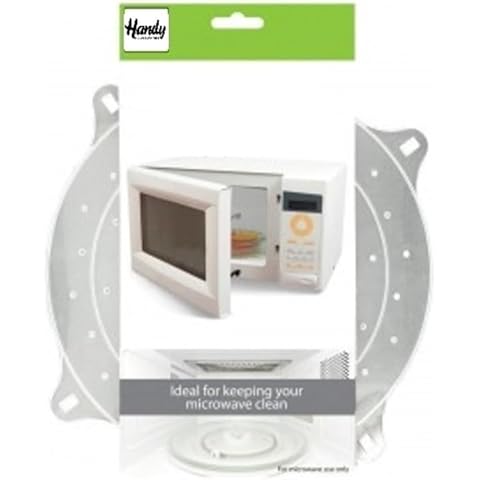 Handy Housewares 10" Round Vented Microwave Splatter Guard Food Bowl Cover - Helps Keep Your Microwave Clean (1-pack) Cover