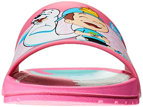 Chinelo Gáspea Luccas Neto Meninas Rosa/Rosa/Verde 23/24