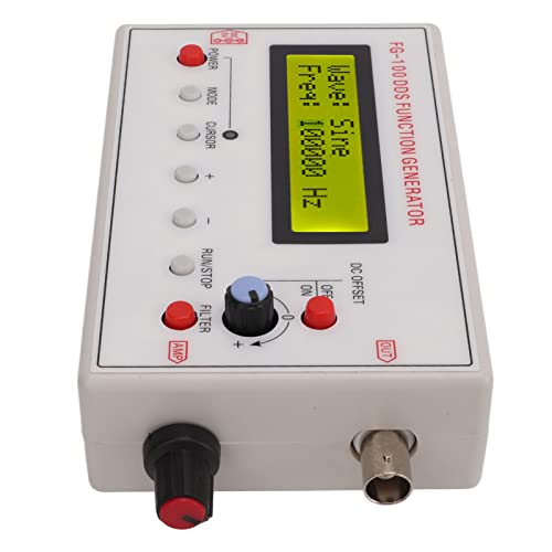Generador de señal DDS sinusoidal con salida de ±10 V P-P y 7 ondas
