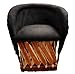 Equipal Chair Furniture Model Tequila Rustico 100% Original Leather Handmade by Equipales San José, made in Mexico ideal for Home, Bar, Restaurant, Office, Hotels, Gardens, Rooms, Country (Orange)