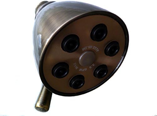 Giessdorf 6 Jet Shower Head - Antique Brass