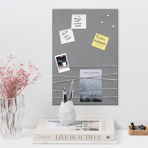 Navaris Velvet Photo Pinboard for Displaying Memories Cover