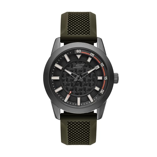 Skechers Men's Clement Three Hand Green Silicone Watch