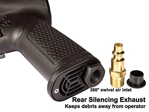 Dynastus 1/2-Inch Ultra Compact Composite Twin-Hammer Air Impact Wrench #TOP6