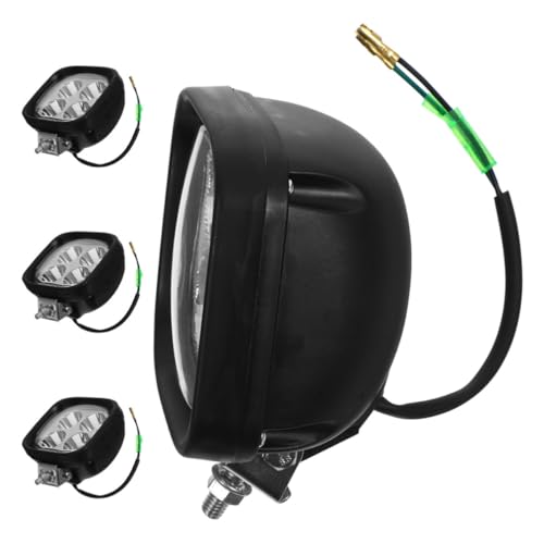 Luces LED para montacargas focos de trabajo de plástico negro Operitacx 4 uds