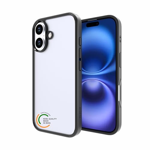 Image of for iPhone Case 16 Plus, [Anti-Yellowing Technology] [Military Grade Drop Protection] Shockproof Slim Hybrid Phone Case for iPhone 16 Plus - Carbon Black