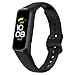 Compatible with Samsung Galaxy Fit 2 Band Replacement Silicone Strap Accessories (Black)