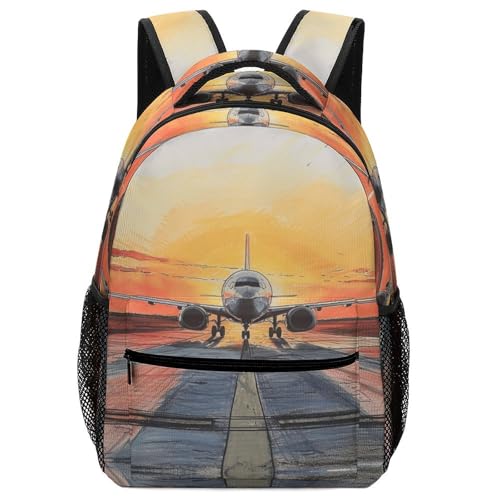 Sac d'ecole motif avion pour en finir avec les cartables lourds et fragiles