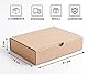 IPEA Flachen Faltkartons 21 x 15 x 5 cm für Versand, E-Commerce, Geschenke - 10 Stück - Made in Italy - Quadratische Mehrzweckboxen zum Verpacken von Gegenständen, Veranstaltungen, Partys - Kartons